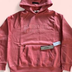 New Essentials Pink Hoodie FOG