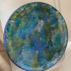 Glass Mosaic decorative plate