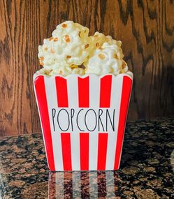 Rae Dunn Popcorn Decor Container