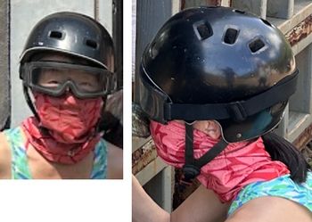 Neck Gaiter, Tubular Bandana, face  dust mask: lightweight breathable stretchy, $4 each