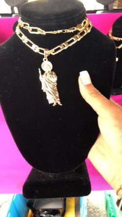 San judas oro laminado