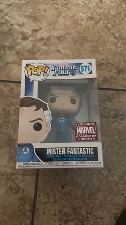 Funko Pop! Marvel Mister Fantastic #571 Marvel Collector Corps Exclusive – Mint in Box