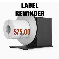 Label Rewinder 180mm Label Rewinding Machine 1-3inch Automatic Label Rewinder