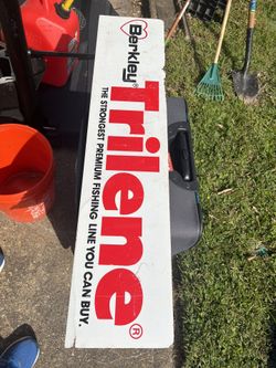 Rare Berkeley Trilene Vendor Sign