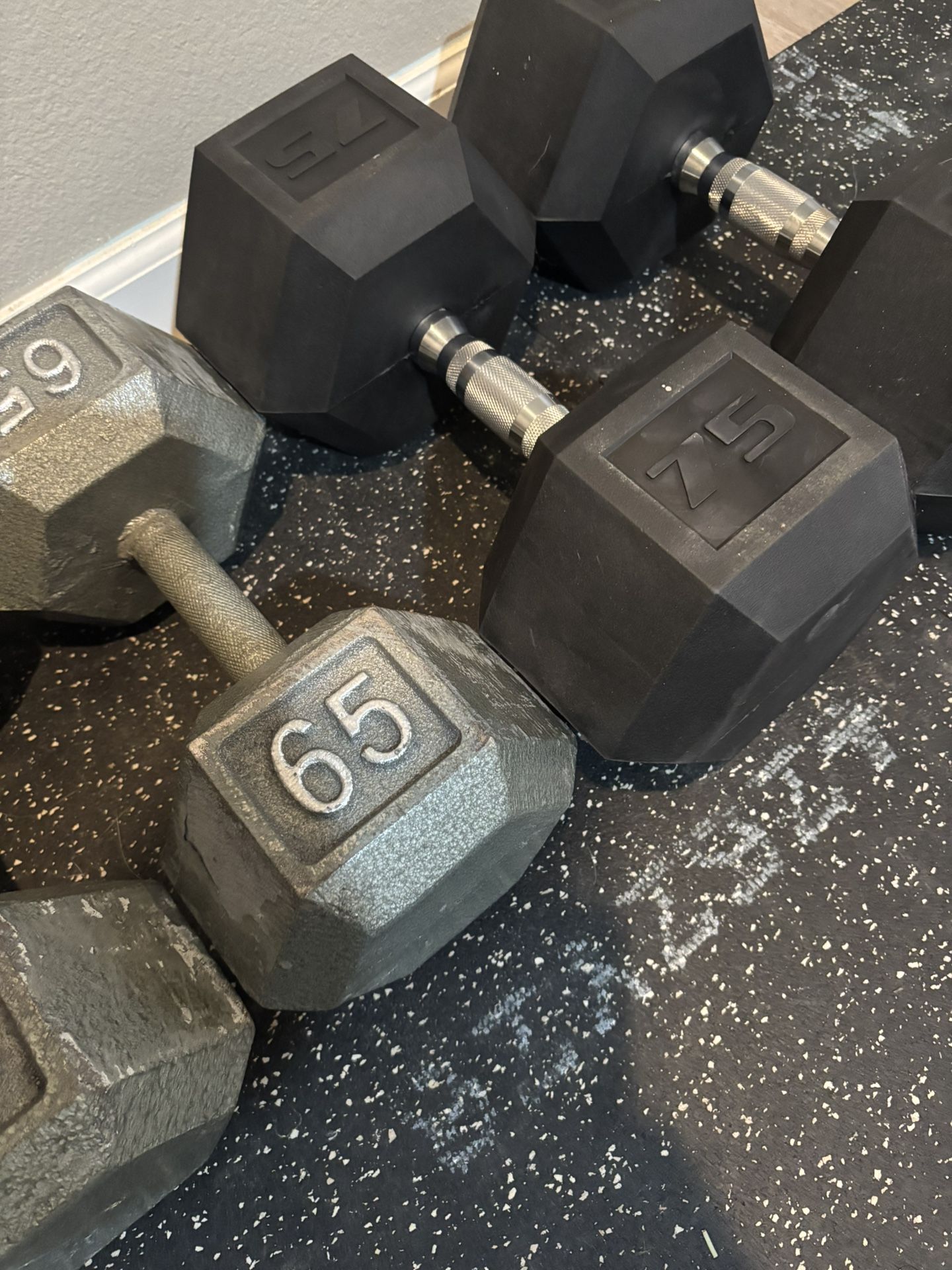 65 Dumbbells 75dumbbells For SALE!!!!