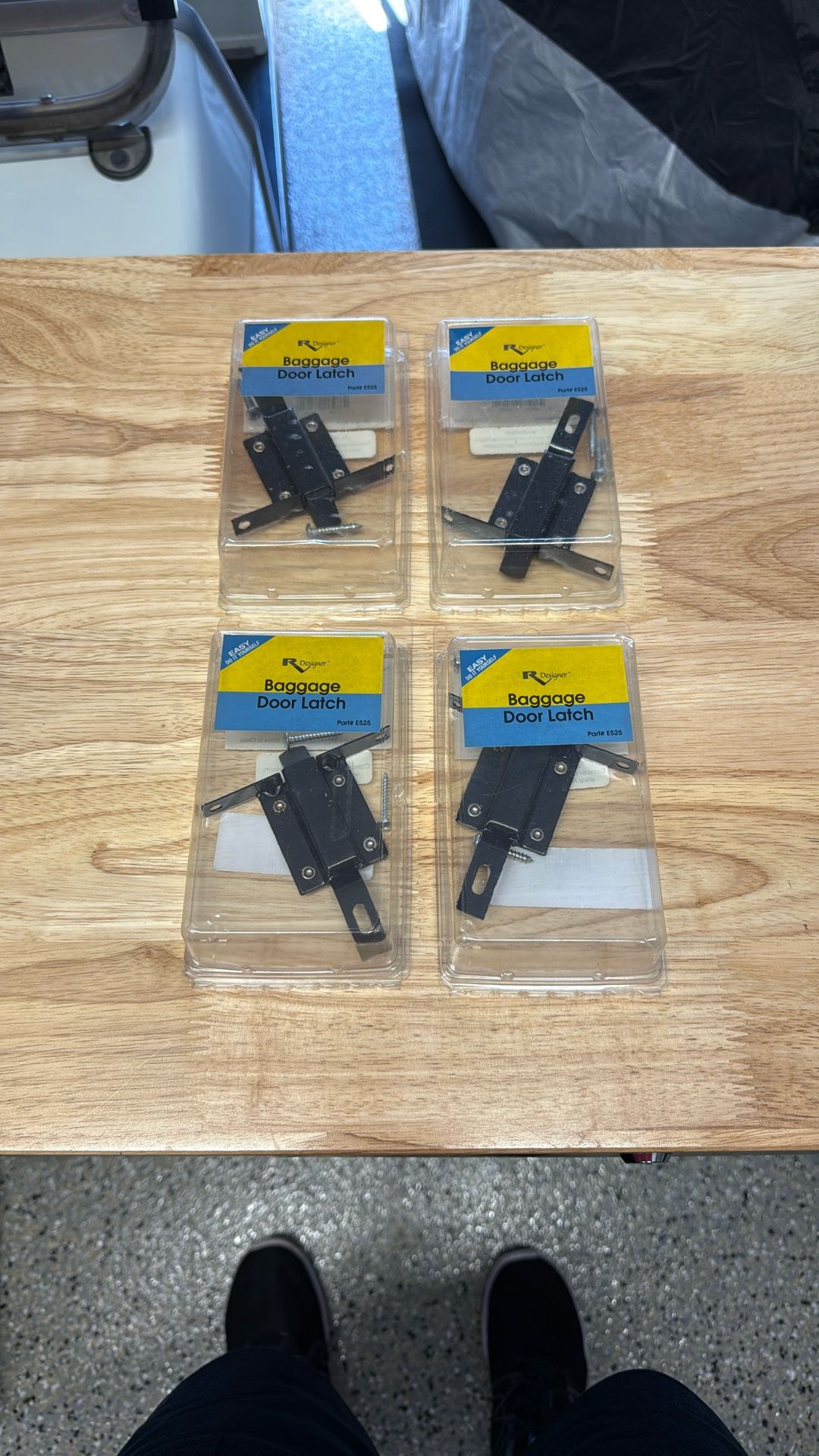 Four (4) R Designer Baggage Door Latch(s)