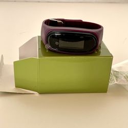Pedometer Watch - Purple Fitness Tracker - heart rate