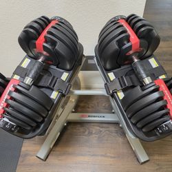 Bowflex SelectTech 552 Adjustable Dumbbell Set with Bowflex Stand