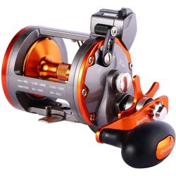 Sougayilang Line Counter Trolling Reel Conventional Level Wind Fishing Reel