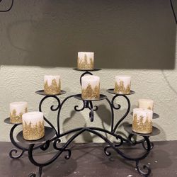 candle and candle holder