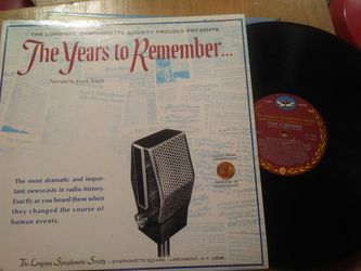 $5 vinyl record of 1930s-40s radio newscasts