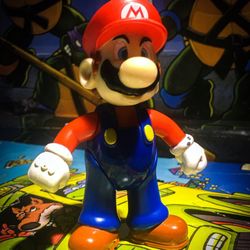 Mario Doll figure  toy  Nintendo   Mario   Wendy's Kid's Meal  (2002)