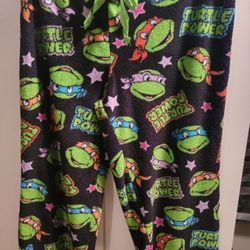 Teenage Mutant Ninja Turtles graphic print sleep pants size XL 16/18