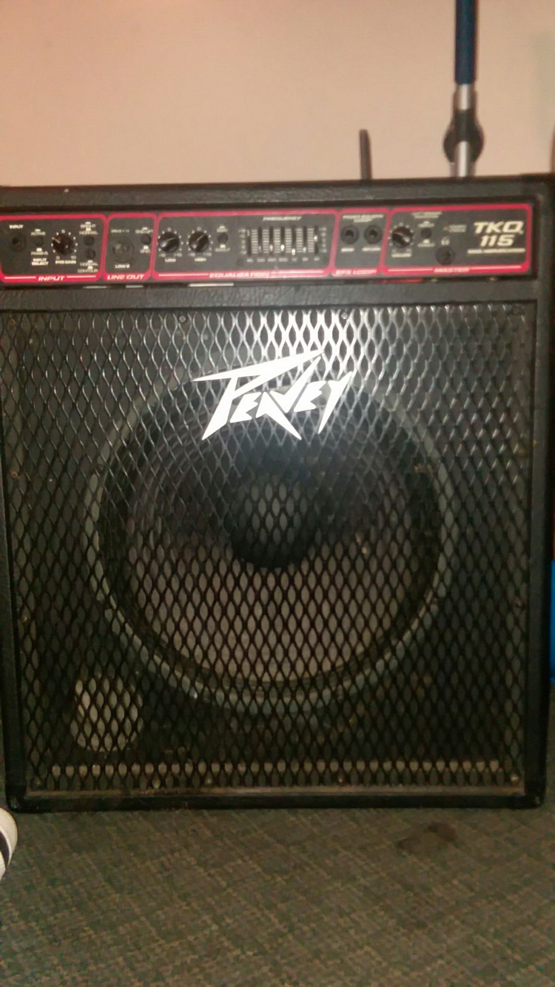 Bass amplifier,Peavey TKO 115,EQUALIZER