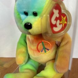 The Hippie Beanie Baby Bear