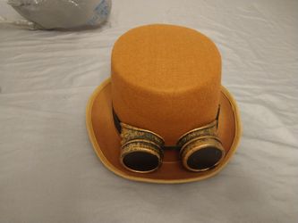 Underwraps Steampunk Top Hat Goggles. #0135