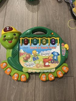v tech touch & teach turtle