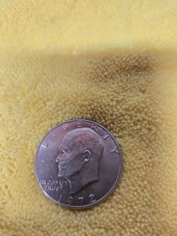 1972 United States Eisenhower dollar with d