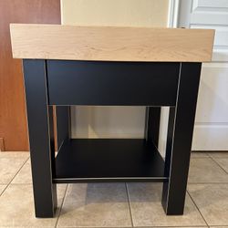 Butcher Block Counter Island 