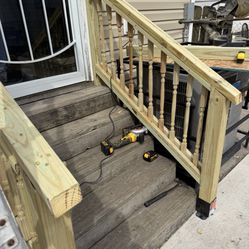 custom porches and rails