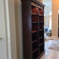 Bookcase With Interior Lights 