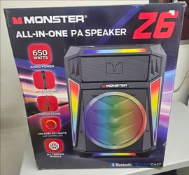 Monster Z6 Bluetooth PA Speaker – BRAND NEW 🔊🔥