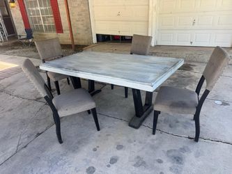 Table And 4 chairs