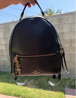 Black coach backpack