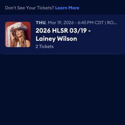Lainey Wilson Tickets 
