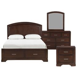 4PC Queen Size  Hudson Bedroom Set