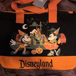 Disney Parks Mickey and Minnie Mouse Halloween Canvas Tote Bag