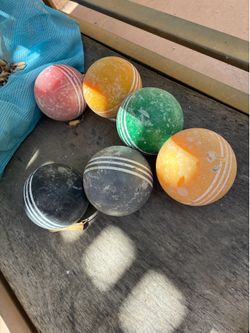 Antique croquet set