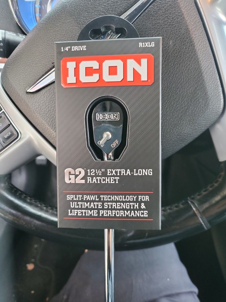 Icon G2 12" XTRA LONG RATCHET W/ COMFORT GRIP