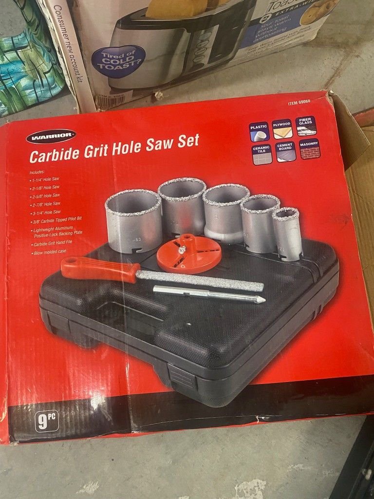 Grit Hole Saw Set