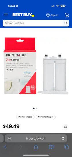 Frigidaire - PureSource2 Replacement Water & ICE Refrigerator Filter - White
