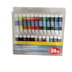 Oil Piant 24 Color Oil Huile Paint Set Value Lot Pack by Artist's Loft


New 

