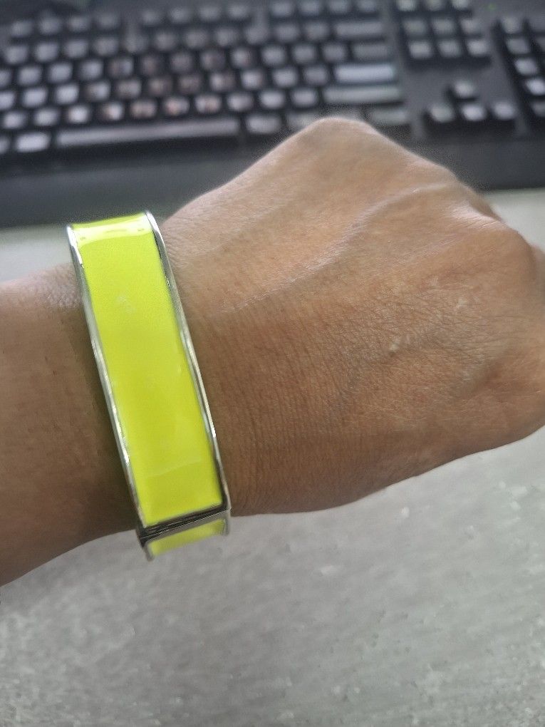 Neon Square Bangle Bracelet