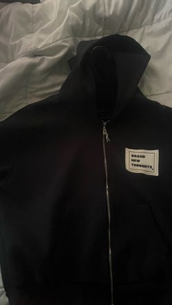 Black minimalistic zip up