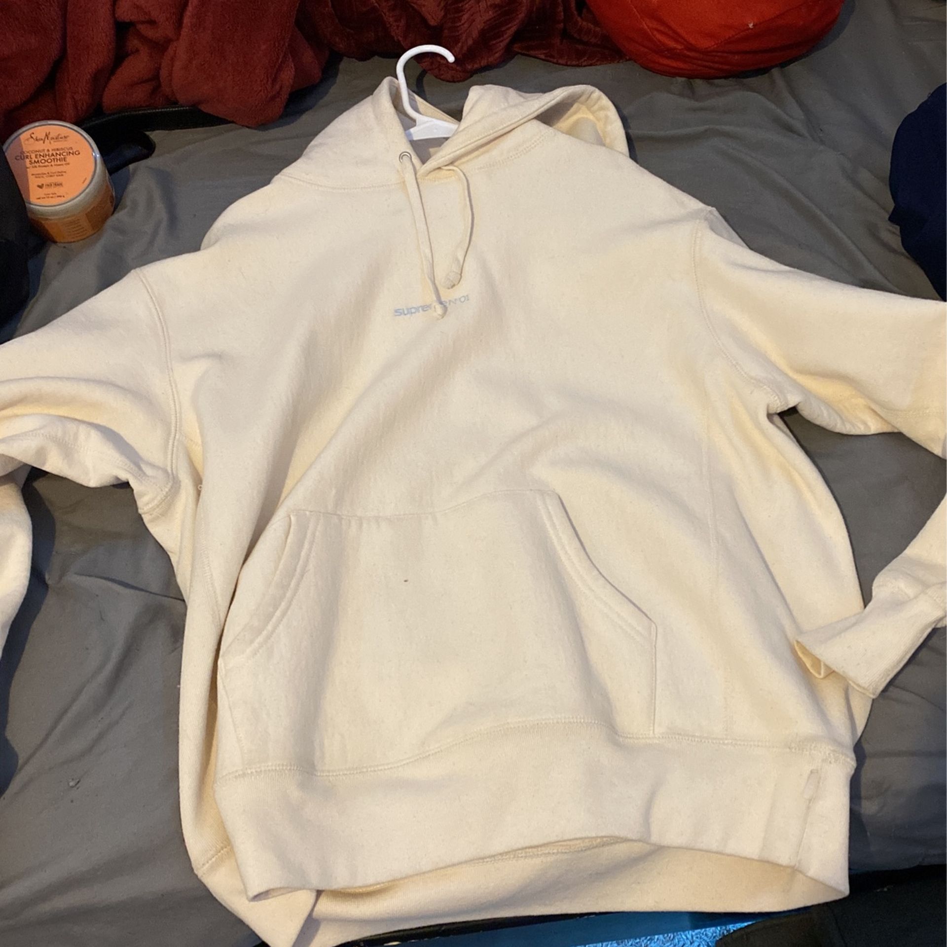 supreme collar hoodie
