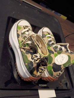 CONVERSE RUN STAR HIKE HIGH CANDIED GINGER PIQUANT GREEN SNEAKER WOMEN/ MEN