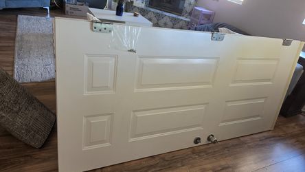 Standard exterior white door