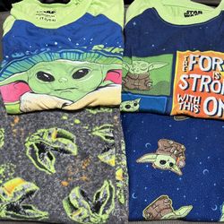 2 Sets Boys Pjs Size 12-14 For $12
