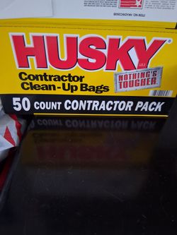 New husky contractor clean bag50 $25 firm