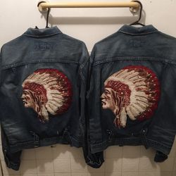 Polo DS Indian Denim Jacket, Large ( Sold Individually) 