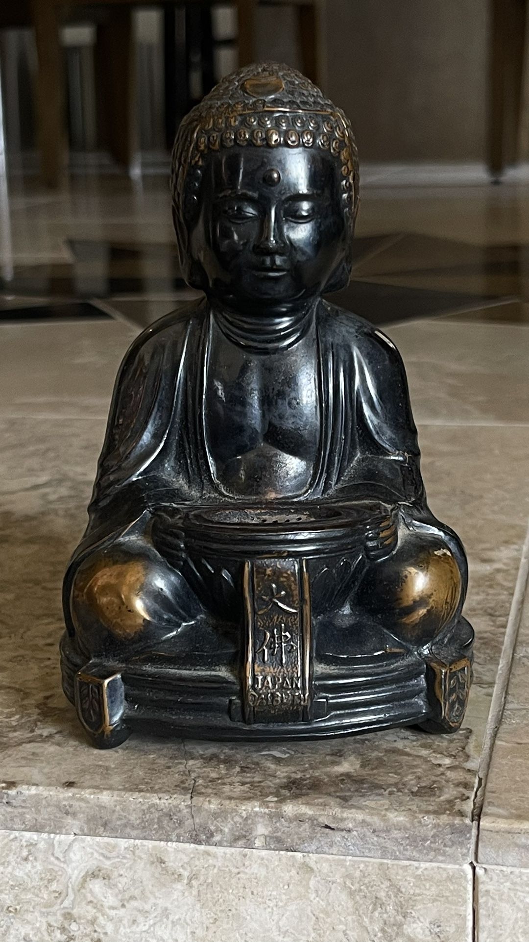 Bronze Buddha Statue - 1950’s WW2 Occupied Japan 