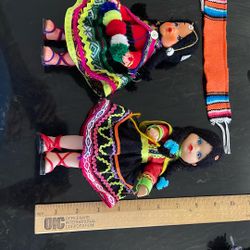Peruvian Dolls Authentic 