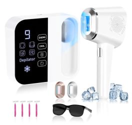 OPT Laser Hair Removal For Women And Men, At-Home Laser Hair Removal with Ice Cooling,IPL Laser Hair Removel with 999999 Flashes, Hair Removal Device