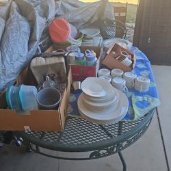 Random Lot Of Dishes