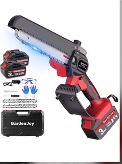 Mini Chainsaw Cordless, 6 Inch Portable Small Handheld Electric Chainsaw cordless Battery Powered fo