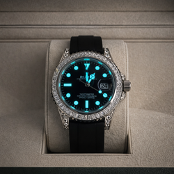 Reloj de lujo bizel zircon automatico